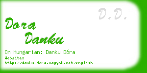 dora danku business card